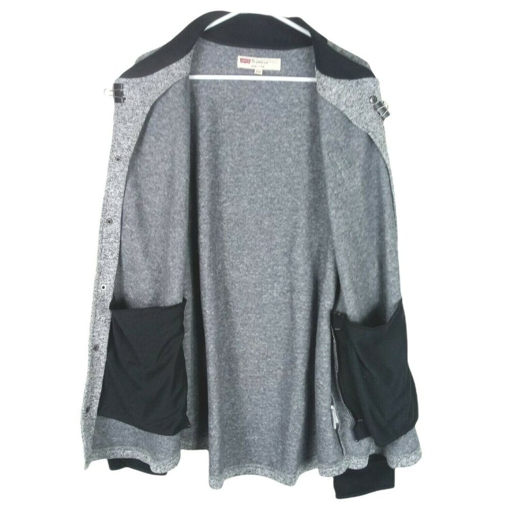 Levis Mens Knit Letterman Varsity Jacket Softshell - Picture 2 of 10